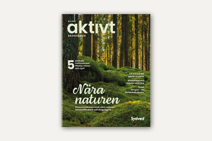 Omslag av tidningen Aktivt skogsbruk.