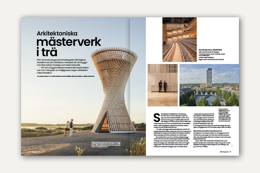 Inlaga från tidningen Skogsnära.